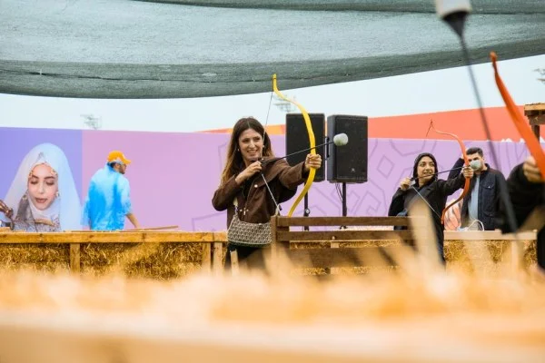 women archery team competition